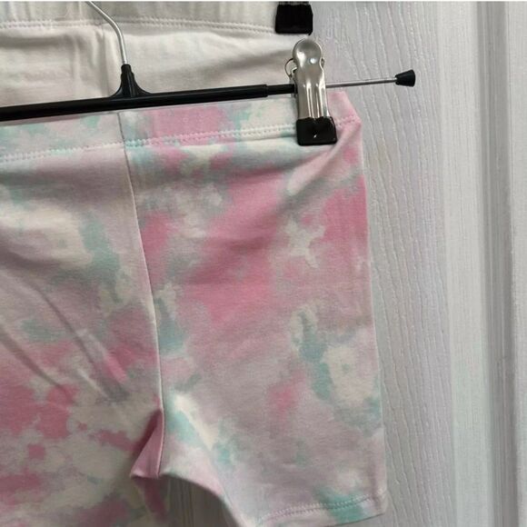 NWT Cat & Jack Toddlers Size 2T Bike Shorts Tie Dye Pull-On Pink - Picture 7 of 10